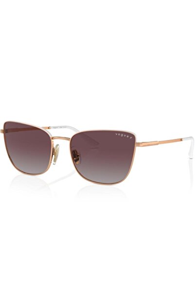 Vogue Ochelari de soare polarizați pentru femei Vo4308s 515262, roz, lentile ochi de pisică, 56 mm