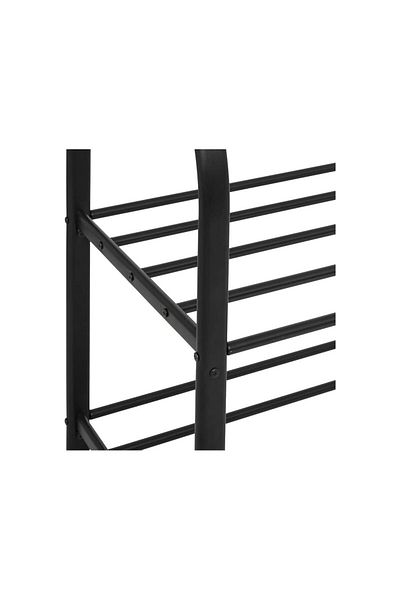 5 five simply smart Suport dublu pentru haine Athena, metal negru, 117 x 50 x Î170 cm