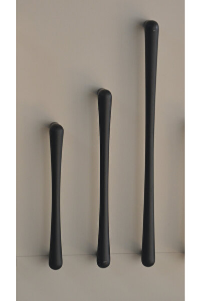 BafArt مقبض أثاث باريس 128 ملم أسود مطفي