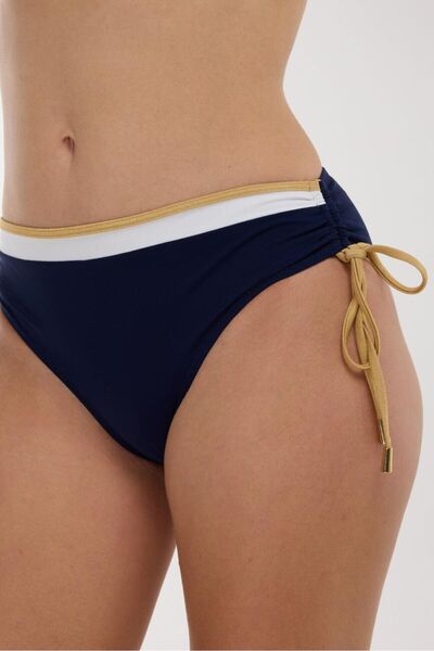 AYYILDIZ 5708 Navy Blue Bustier Bikini Set