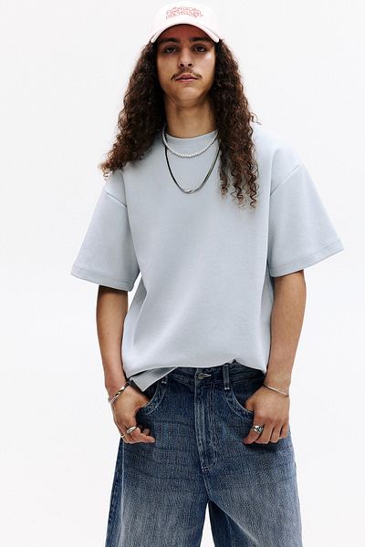 Pull & Bear Basic short sleeve sweatshirt
