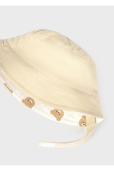 MAYORAL Baby Double Sided Teddy Bear Hat Cream 9881