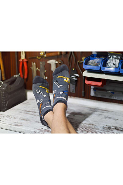 Pirin Hill Dorel Fine Cotton Short Socks Plumber Grey