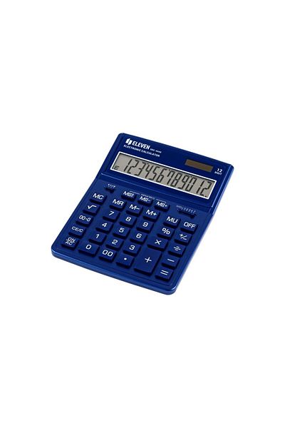 ELEVEN 12-digit desktop calculator, 204 x 155 x 33 mm, Eleven SDC-444XR Blue