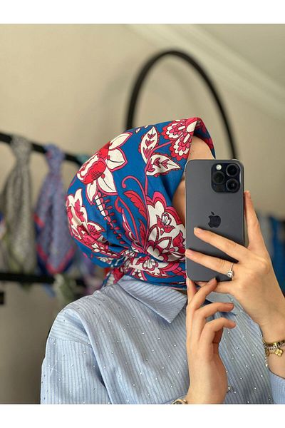 MONOOR Ottoman Flower Soft Scarf