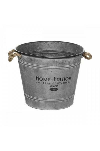 Atmosphera Créateur D'intérieur Ghiveci de flori Home Edition, oțel galvanizat, 48xH38 CM