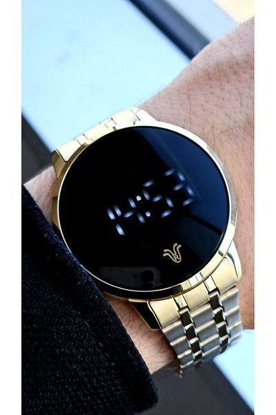 Raymond Rym-1120 Digital Men's Watch - Steel Case and Cord - 5 Atm - 2 Years Warranty
