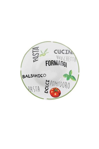 MPLCO Farfurie pentru paste Italia, porțelan, 25 cm