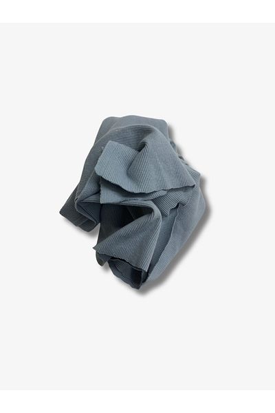 Yiğit Kumaş Indigo Camisole (Rib) Fabric, Piece 80X140 cm