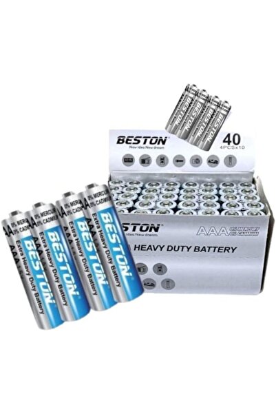 Beston بطاريات AAA 40 شديدة التحمل