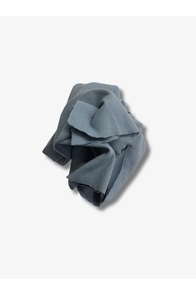 Yiğit Kumaş Indigo Camisole (Rib) Fabric, Piece 85X140 cm
