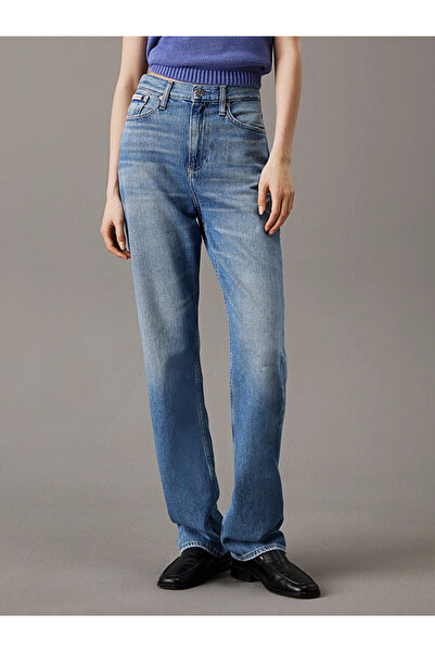 Calvin Klein High Rise Straight Jeans
