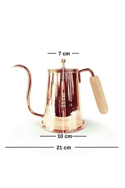 OEM Handcrafted Turkish Copper Teapot 500 ml CTR06