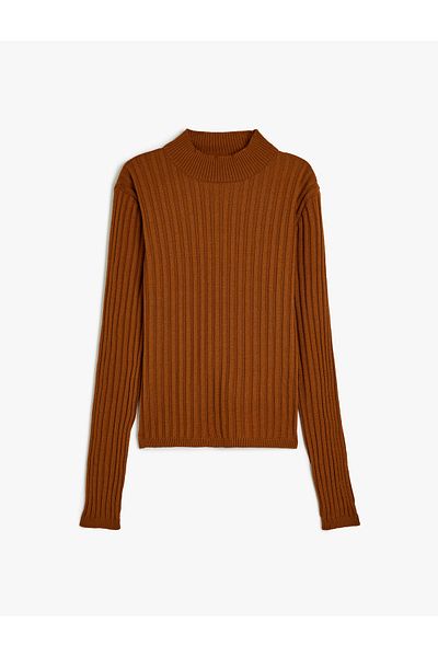 Koton Плетена риза с дълъг ръкав и яка Slim Fit