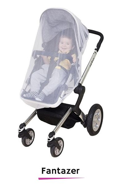 Fantazer Premium Fly Spider Insect Protection Micro Hole Plug-In 100X80X80 Baby Stroller Mosquito Net