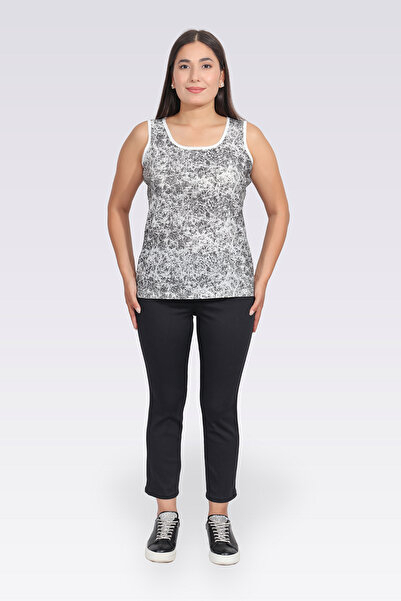 TOLGA SARAÇOĞLU 30261 SİYAH DAR PAÇA BİLEK BOY KOT PANTOLON