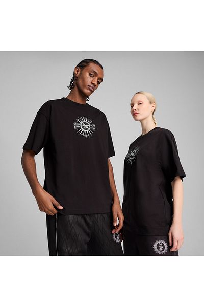 Puma X Χάρι Πότερ Unisex Μαύρο μπλουζάκι Oversize