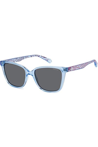 Polaroid Polarized Sunglasses Boys Polaroid PLD 8062/S MVU/M9, Plastic, Blue, 48 mm