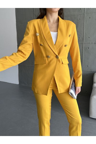 MYGİYİMİSTANBUL Belted Jacket Trousers Set B