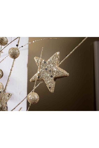 Decorer Artificial golden branch 88 cm