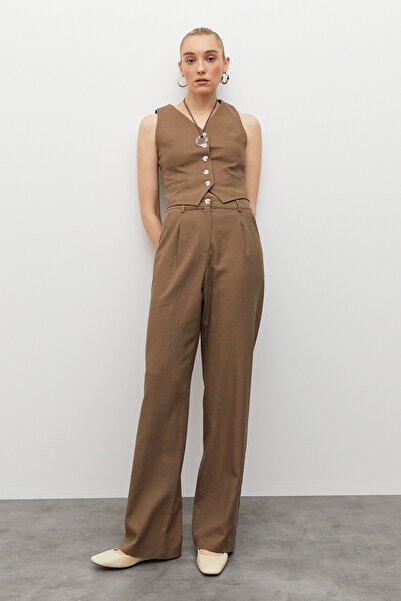 urban focus Linen Palazzo Trousers