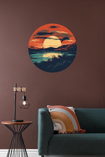 Akıllı Kağıt Ev Dekorasyon Bohem Sticker 60 x 60 cm (Model-63)