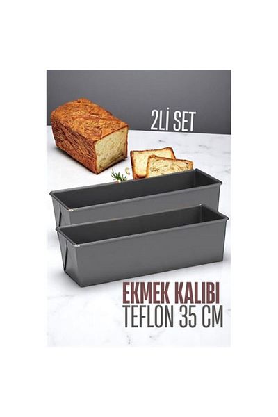 HayMed Modacar Teflon Bread Baking Mold Home Bread Making Mold 2 Pieces 35 cm