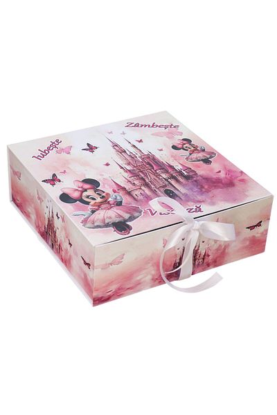 Recostore Set trusou pentru botez fete, personalizat cu Minnie Mouse, REC3293