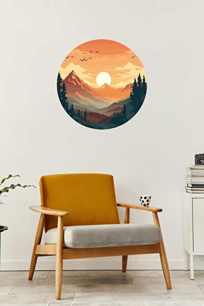 Akıllı Kağıt Ev Dekorasyon Bohem Sticker 60 x 60 cm (Model-66)