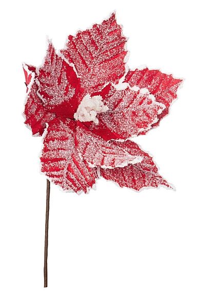 Decorer Red artificial Christmas tree Enid 27x25 cm