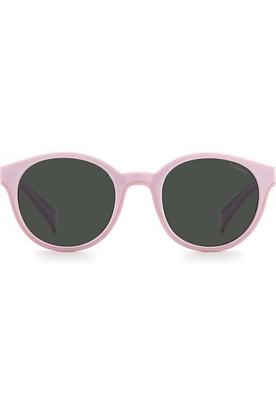 Polaroid Polarized Sunglasses for Girls Polaroid PLD 8040/S 35J/M9, Plastic, Pink, 44 mm