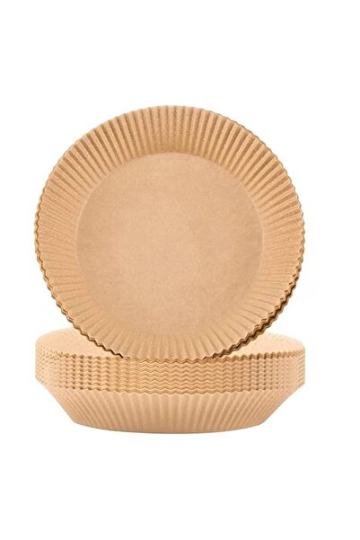 Miutme Set of 50 baking paper for MIUTME deep fryer, paper, beige, 16 cm