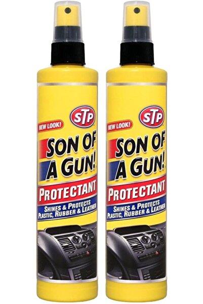 STP بخاخ حماية (عبوة من قطعتين) - يلمع ويحمي البلاستيك والمطاط والجلد - العنا...