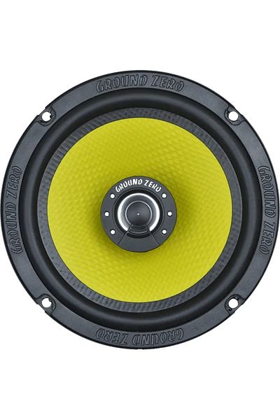 Ground Zero Ground Zero GZTF 6.5X 2-Way Coaxial Car Speakers – 165mm, 90W RMS
