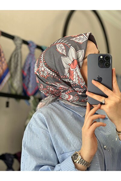 MONOOR Ottoman Flower Soft Scarf