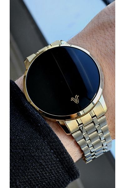 Raymond Rym-1120 Digital Men's Watch - Steel Case and Cord - 5 Atm - 2 Years Warranty