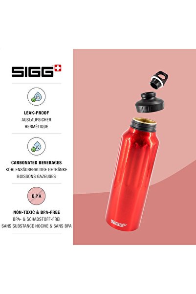 SIGG Water Bottle WMB Traveler Black Touch 1.5 L