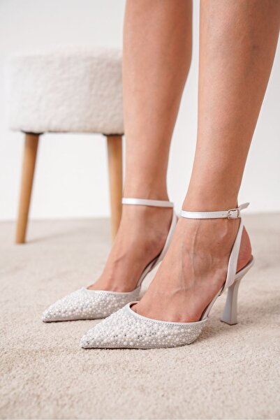 luuq shoes Sheny Stoned Women's Evening Dress Heeled Shoes