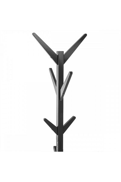 5 five simply smart Cuier de haine Haga, lemn, negru, 62 x 62 x Î173 cm