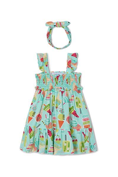 MAYORAL Girl Summer Dress 3939 Green
