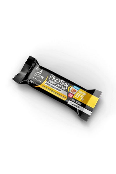 1 Attimo In Forma 33% Protein Bar – Salted Caramel & Peanut Flavor | Low Carb, High Protein Snack – 50g | Box of 24.