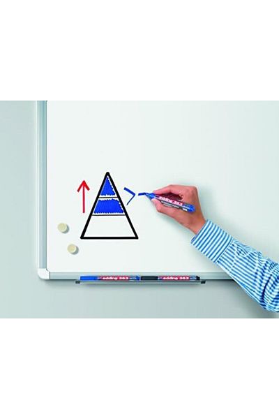 Emperium 363 Whiteboard Marker - Red - 1 Marker - 1-5mm Cut Tip - Refillable