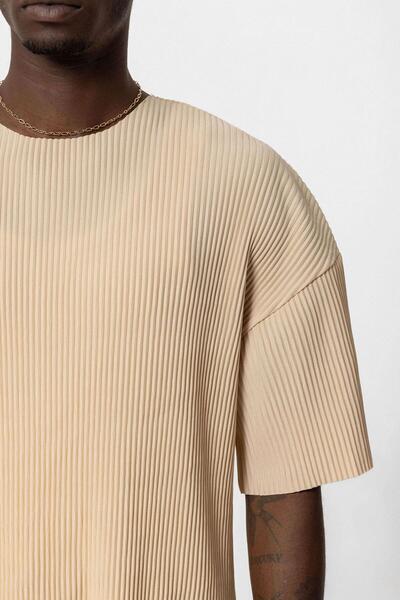 VAMOSCLO Basic oversized Ποδηλατικό Σετ Οθωμανικό Μπεζ