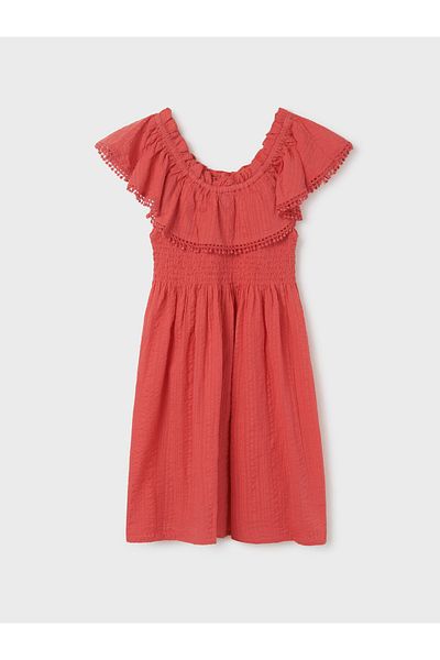 MAYORAL mayoral Girl Summer Dress 6924 Coral