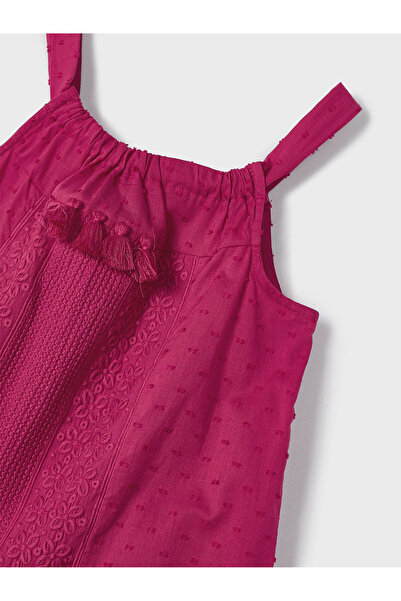 MAYORAL Girl Summer Dress 3938 Burgundy