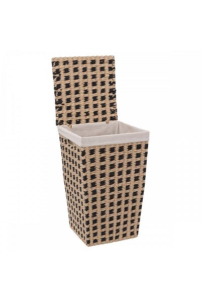 5 five simply smart Coș de rufe Arbit, răchită, 33,5 x 32,5 x Î 53 cm, 40 litri