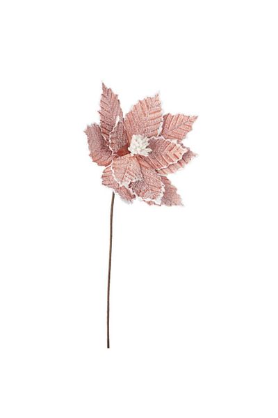 Bizzotto Flori artificiale roz de Crăciun Enid 32x50 cm