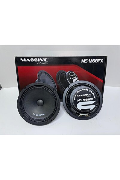Massive MS-M68FX 16 CM MİDRANGE 300 WATT MAXİMUM POWER 120 WATT RMS POWER ÇİFT FİYATIDIR