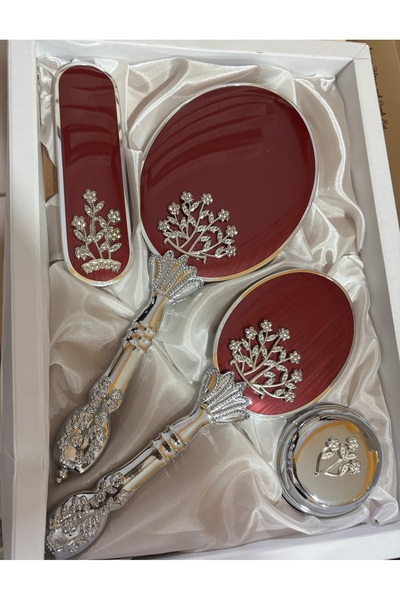 Muensu Σετ Χτένι με Καθρέφτη Προίκας, Γάμος, Αρραβώνας, Νύφη, Προίκα Νύφης On...