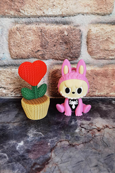 expreshediye لعبة لابوبو للأطفال، نموذج العنكبوت لابوبو وزهرة قلب أميجورومي